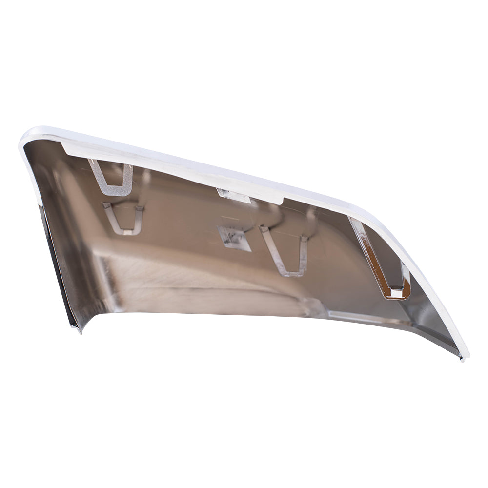 Brock Aftermarket Replacement Driver Left Chrome Mirror Cover Compatible with 2015-2020 Ford F-150