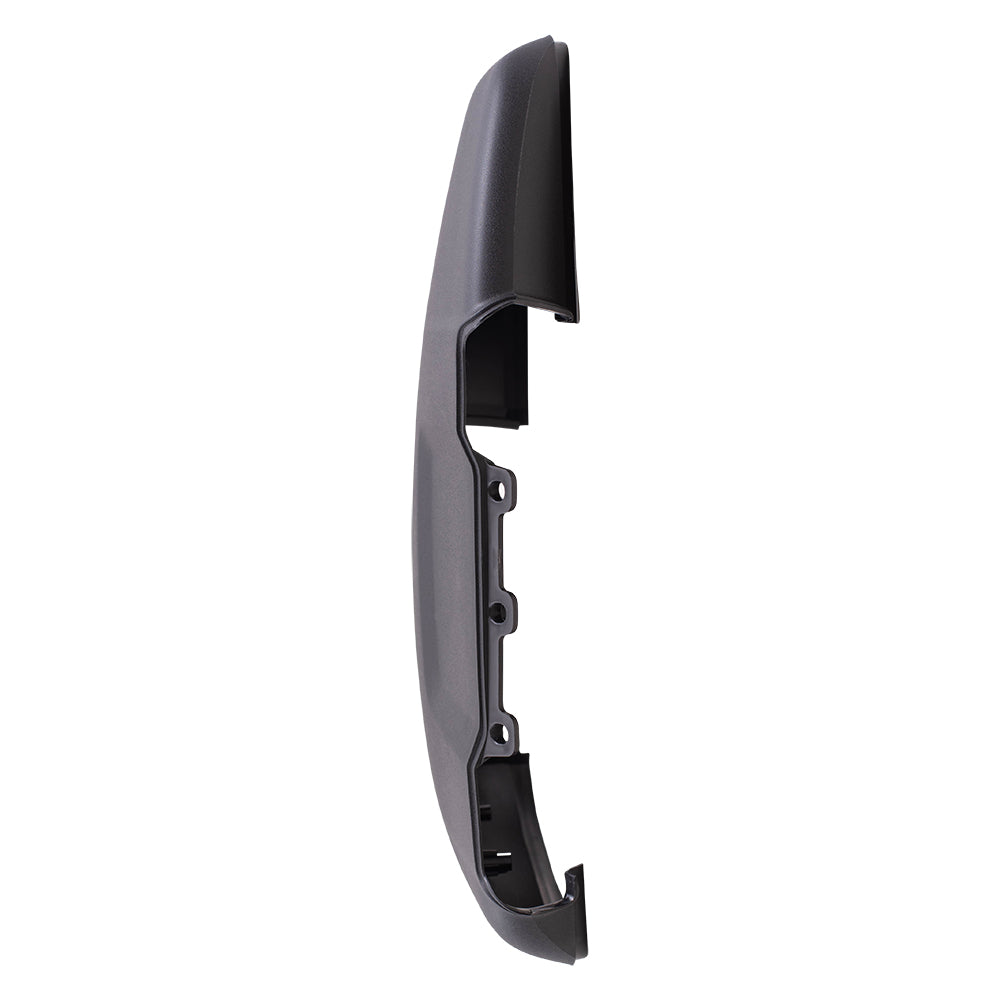 Brock Replacement Driver and Passenger Side Long Mirror Arm Covers Textured Black Compatible with 2015-2020 Transit