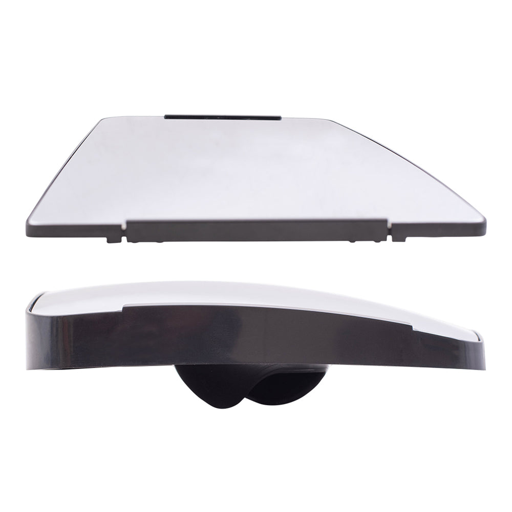 Brock Aftermarket Replacement Passenger Right Upper and Lower Manual Tow Mirrors Glass & Base Set without Heat Compatible with 2016-2019 F-650 SD