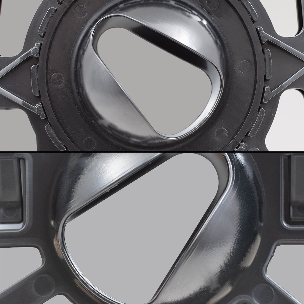 Brock Aftermarket Replacement Passenger Right Upper and Lower Manual Tow Mirrors Glass & Base Set without Heat Compatible with 2016-2019 F-650 SD