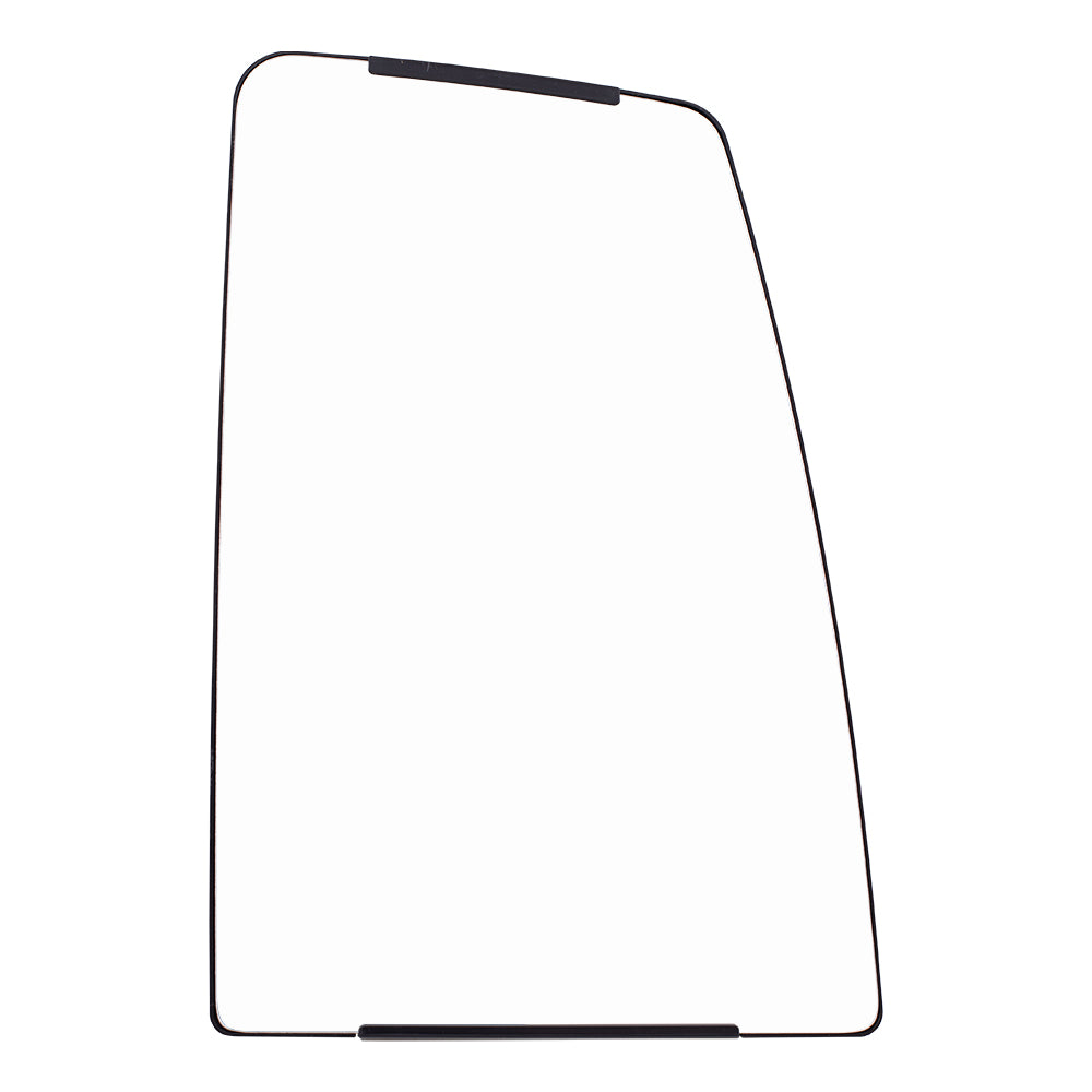 Brock Aftermarket Replacement Upper Driver Left Passenger Right Power Tow Mirror Glass and Base Set without Heat Compatible with 2016-2019 Ford F-650 SD