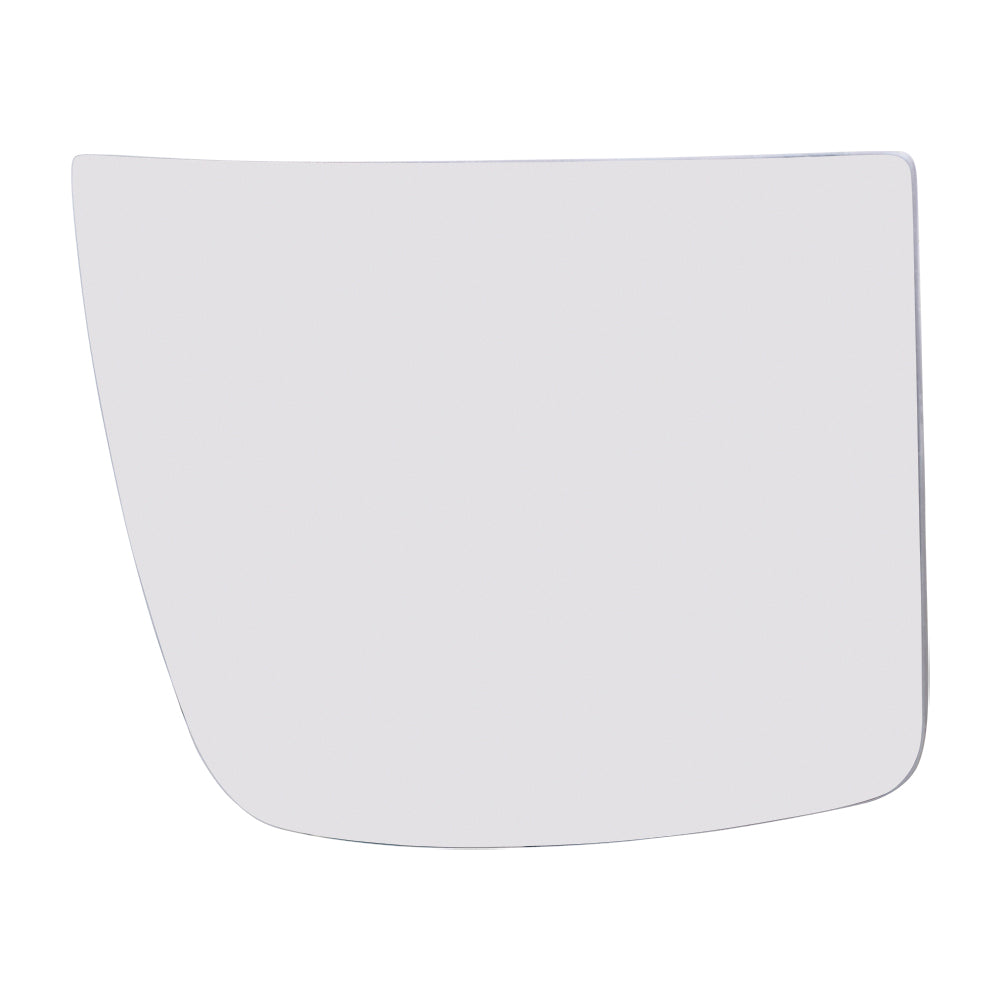 Brock Replacement Passenger Side Lower Tow Mirror Glass without Heat Compatible with 2016-2019 F-650 SD & 2016-2019 F-750 SD
