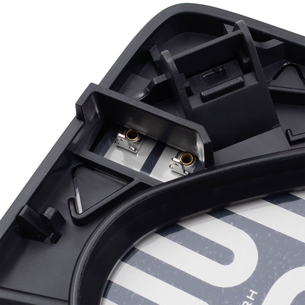 Mirror Glass with Base for 2013-2014 F-150 Upper Heated for 2008-2016 F-250 Super Duty for 2008-2016 F-350 Super Duty 7C3Z17K707H Set FO1324150