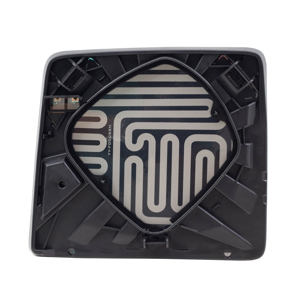 Mirror Glass with Base for 2013-2014 F-150 Upper Heated for 2008-2016 F-250 Super Duty for 2008-2016 F-350 Super Duty 7C3Z17K707F Right FO1325150