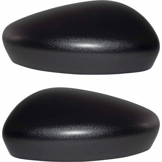 Brock Driver Left Passenger Right Door Mirror Cover Set Without Turn Signal Light Opening Textured Black Compatible with 2020-2025 Ford Escape/Escape Hybrid/Escape Plug-In Hybrid 3339-0060LR