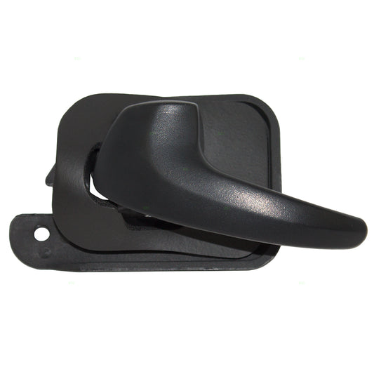 Brock Replacement Drivers Front Inside Interior Black Door Handle Compatible with 1999-2004 Mustang GT Equipado Mach I Base SVT