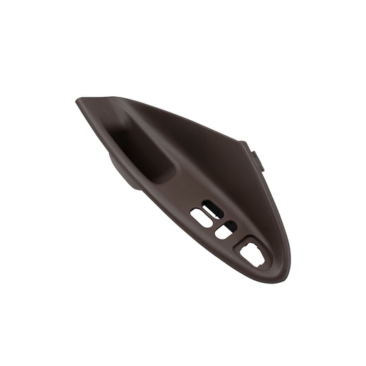 Brock Replacement Drivers Inside Door Pull Handle Switch Panel Housing Tan Compatible with Mustang Coupe 1R3Z14527AAA