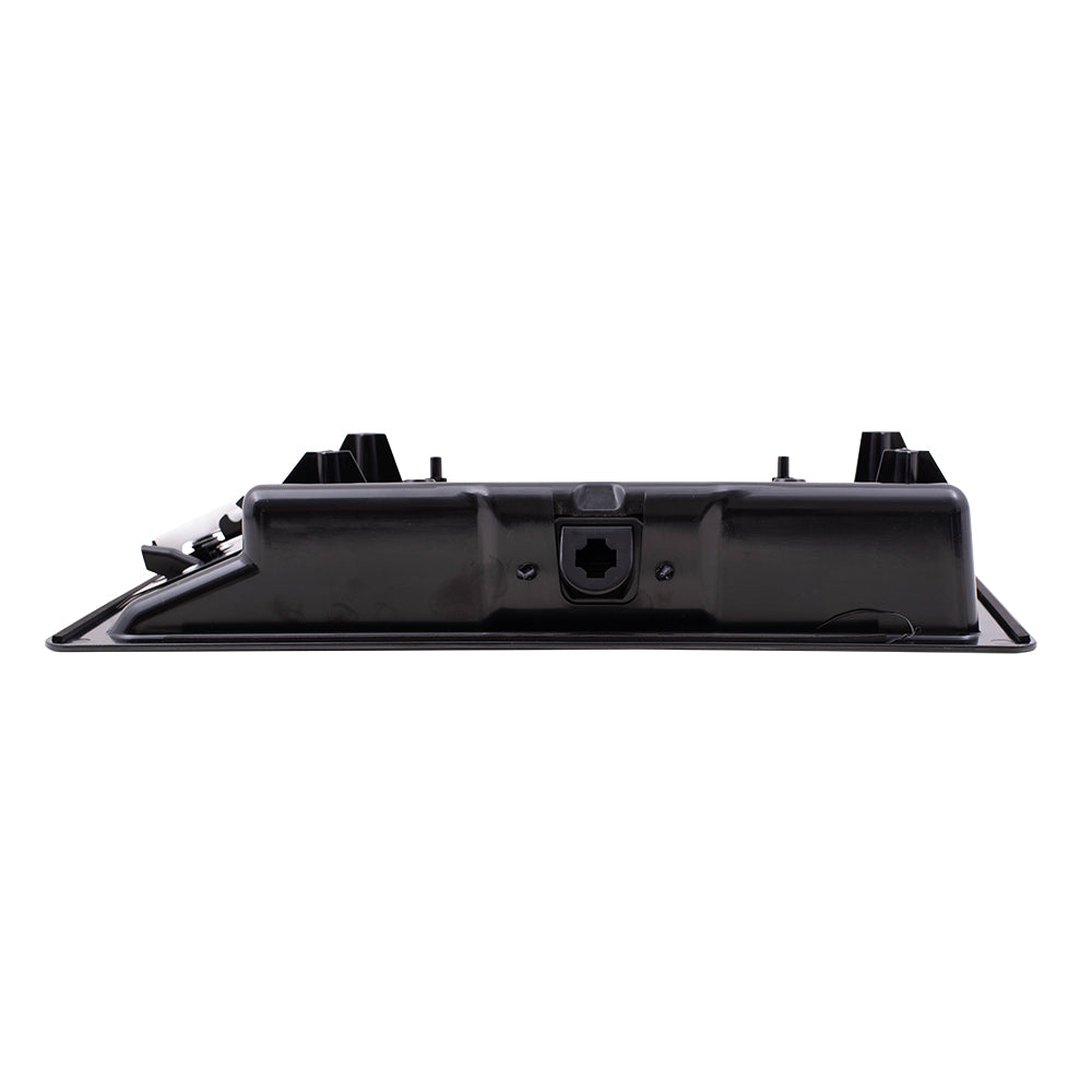 Brock Replacement Outside Door Handle and License Plate Bracket Textured Black Compatible with 92-07 E-Series
