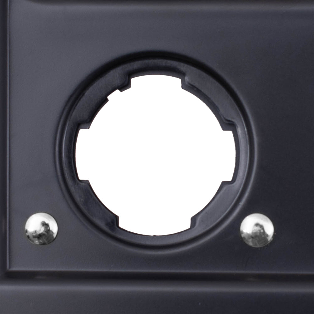 Brock Replacement Outside Door Handle and License Plate Bracket Textured Black Compatible with 92-07 E-Series