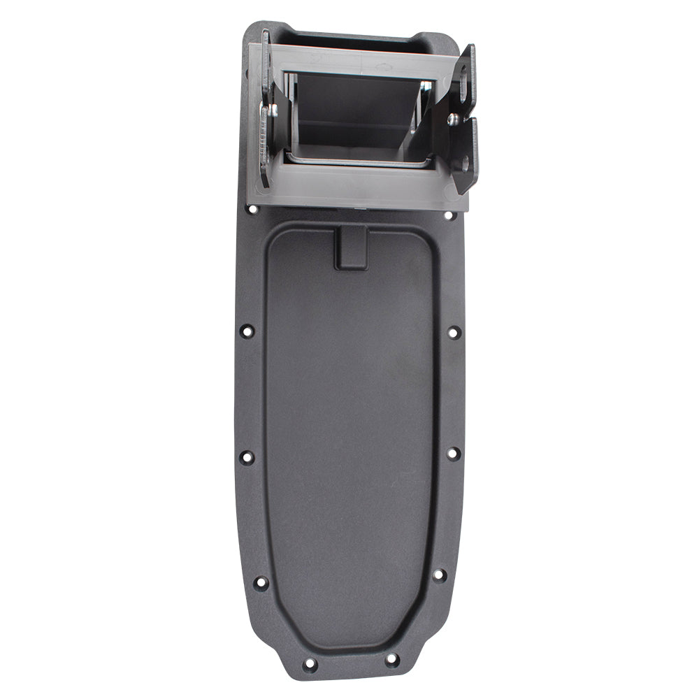 Brock Replacement Dark Gray Full Center Console Armrest Repair Kit Base & Hinges Compatible with 04-11 Ranger Pickup Truck 3L5Z10047A20AAD