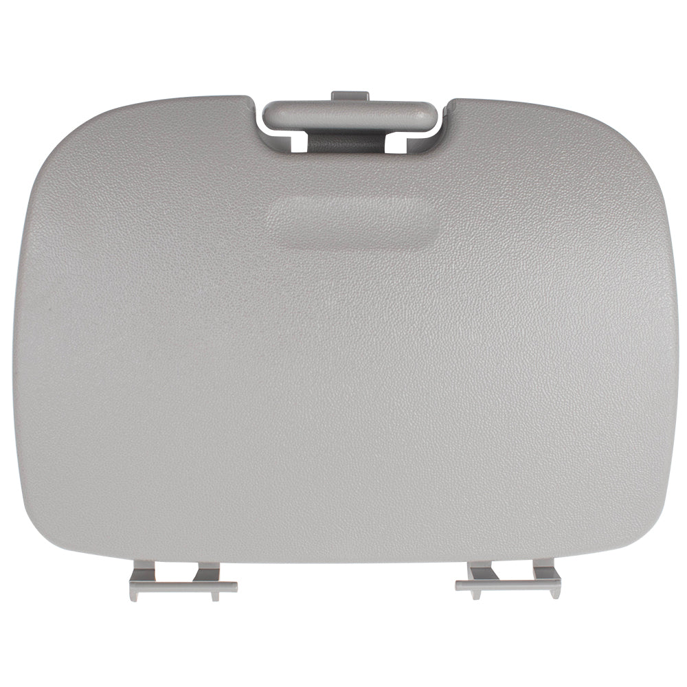 Brock Replacement Overhead Console Garage Door Opener Lid Gray Cover Storage Bin Compatible with 02-10 Explorer & Sport Trac Super Duty Pickup w/out Sunroof 2C3Z7811586CAB