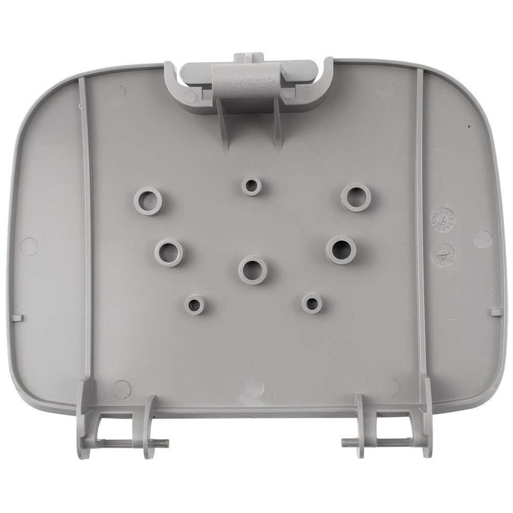 Brock Replacement Overhead Console Garage Door Opener Lid Gray Cover Storage Bin Compatible with 02-10 Explorer & Sport Trac Super Duty Pickup w/out Sunroof 2C3Z7811586CAB