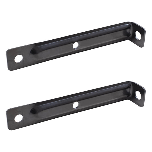 Brock Replacement Side Rear Side Bumper Brackets Set Compatible with 2009-2014 Ford F-150 Styleside