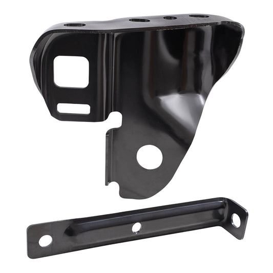 Brock Replacement Rear Driver Side Bumper Bracket and Side Bumper Bracket Compatible with 2009-2014 F-150 Styleside ONLY