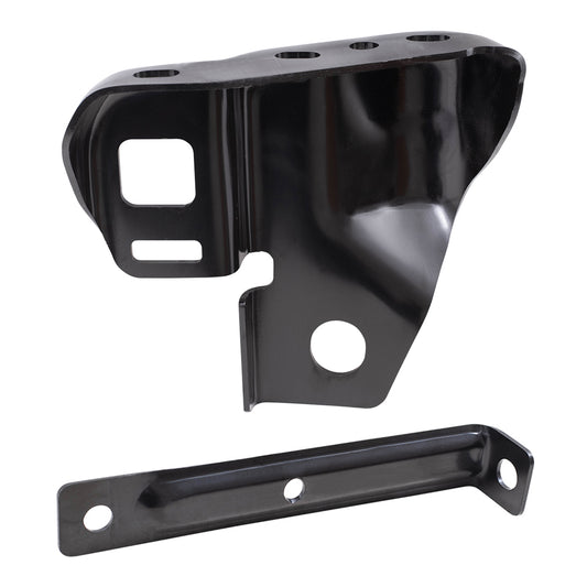 Brock Replacement Rear Driver Side Bumper Bracket and Side Bumper Bracket Compatible with 2010-2014 F-150 SVT Raptor