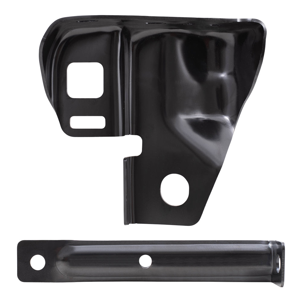 Brock Replacement Rear Driver Side Bumper Bracket and Side Bumper Bracket Compatible with 2010-2014 F-150 SVT Raptor