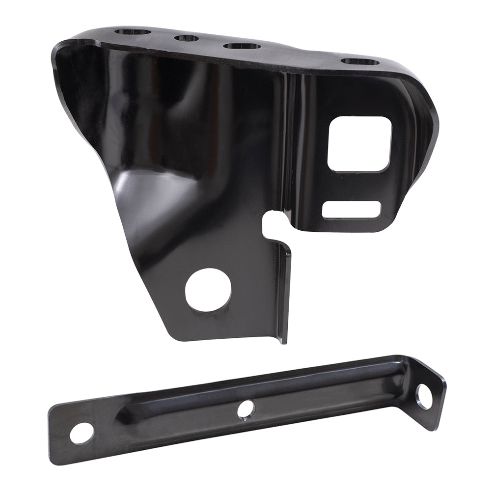 Brock Replacement Rear Passenger Side Bumper Bracket and Side Bumper Bracket Compatible with 2010-2014 F-150 SVT Raptor