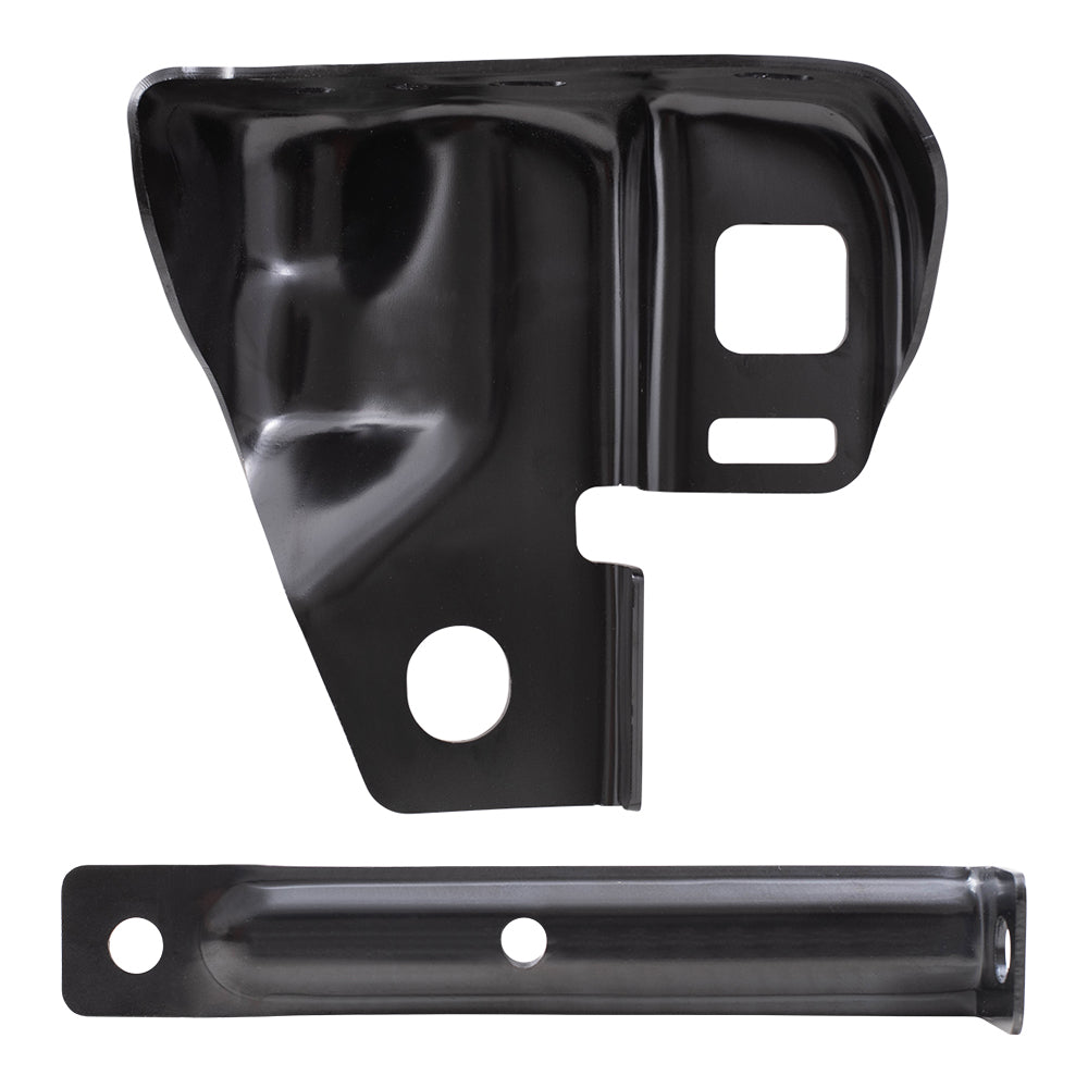 Brock Replacement Rear Passenger Side Bumper Bracket and Side Bumper Bracket Compatible with 2010-2014 F-150 SVT Raptor