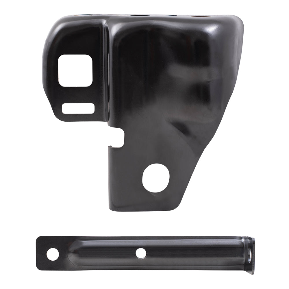 Brock Replacement Rear Passenger Side Bumper Bracket and Side Bumper Bracket Compatible with 2010-2014 F-150 SVT Raptor