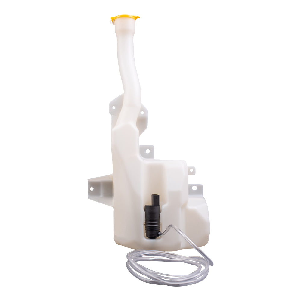 Brock Replacement Windshield Washer Reservoir with Cap and Pump Compatible with 2015-2017 Mustang