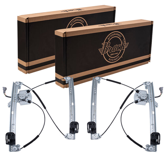 Window Regulator w/ Motor for 2013-2019 Escape 6 Pin Connector Front CJ5Z7823201D Set FO1350194