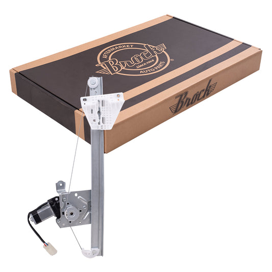 Window Regulator w/ Motor for 2013-2019 Escape 2 Pin Connector Rear CJ5Z7827001C Left FO1550140