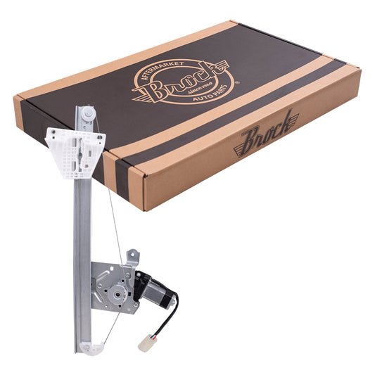 Window Regulator w/ Motor for 2013-2019 Escape 2 Pin Connector Rear CJ5Z7827000C Right FO1551140