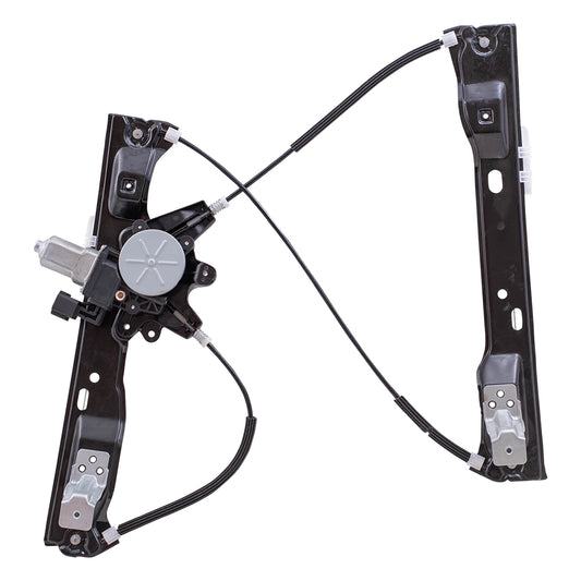 Brock Replacement Front Passenger Side Power Window Regulator with Motor-6 Pin Connector Compatible with 2012-2018 Focus 2012-2018 Focus Electric 2016-2018 Focus RS 2015-2018 Focus ST