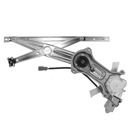 Brock Replacement Drivers Front Power Window Lift Regulator with Motor Assembly Compatible with 1994-2004 Mustang F6ZZ6323394 AA