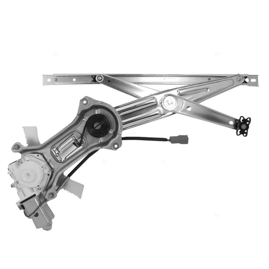 Brock Replacement Passengers Front Power Window Lift Regulator with Motor Assembly Compatible with 1994-2004 Mustang F6ZZ6323395AA