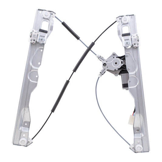 Brock Aftermarket Replacement Rear Driver Left Power Window Lift Regulator with Motor Assembly Compatible with 2009-2014 Ford F-150 Crew Cab