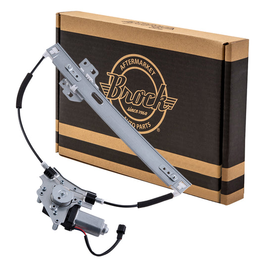 Brock Replacement Passengers Front Power Window Lift Regulator with Motor Assembly Compatible with 2008-2012 Escape 2008-2011 Mariner & Hybrid