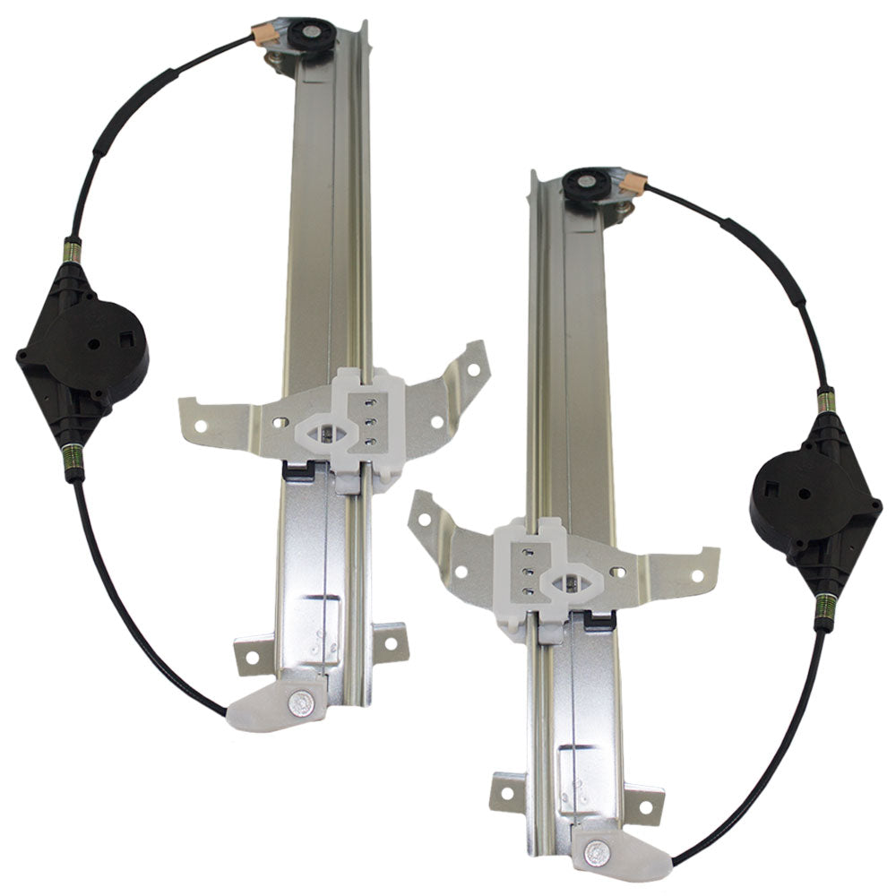 Window Regulator w/o Motor for 1994-1997 Town Car Front F3VY5423209A Set FO1350108