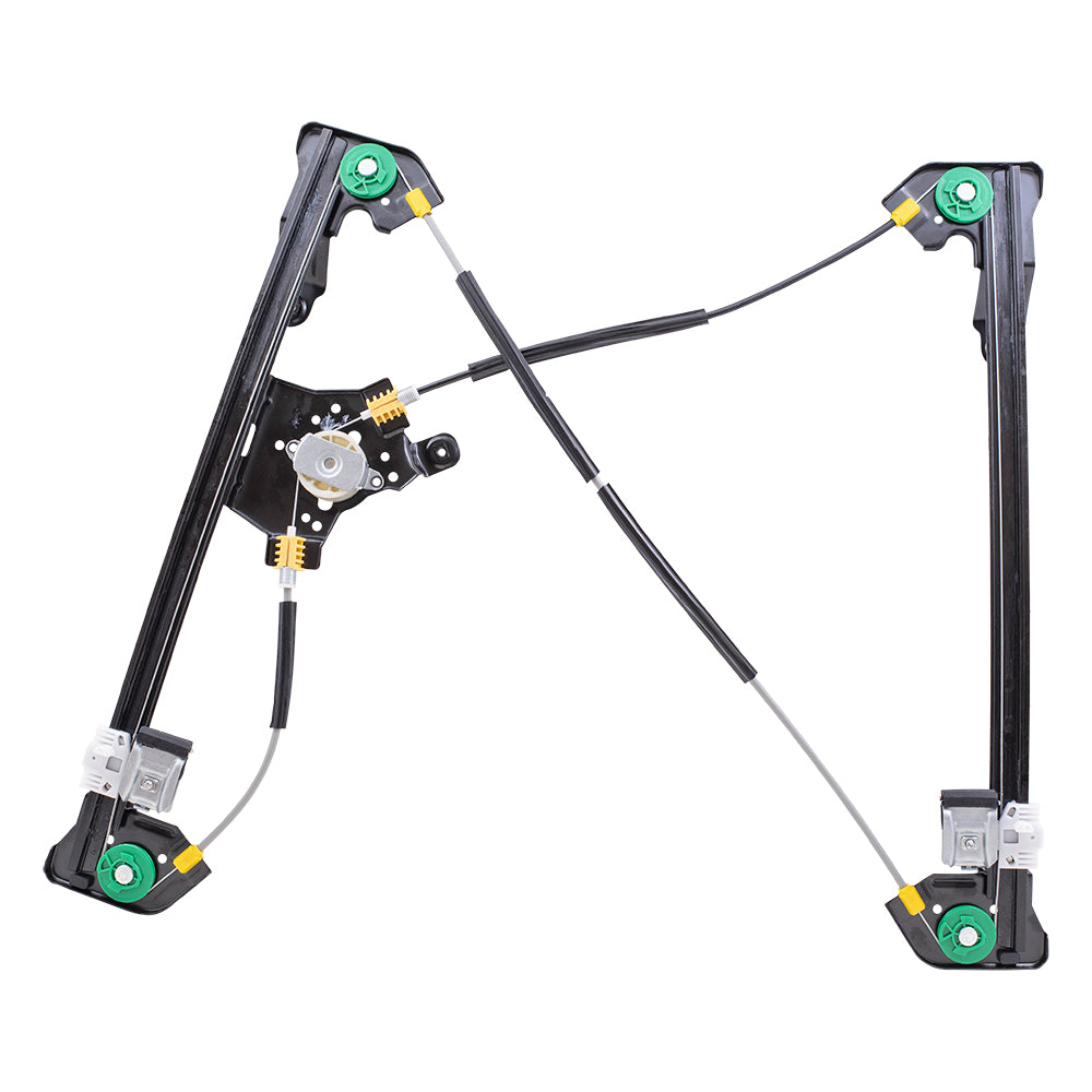 Brock Replacement Drivers Front Power Window Lift Regulator Compatible with 2004-2008 F150 SuperCab Pickup Truck 6L3Z1823201BA