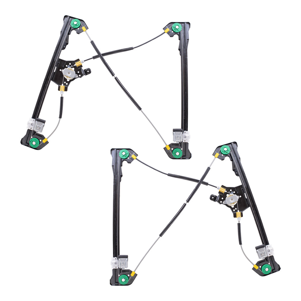 Window Regulator w/o Motor for 2004-2008 F-150 Extended Cab Front for 2004-2007 Lobo Set FO1350152