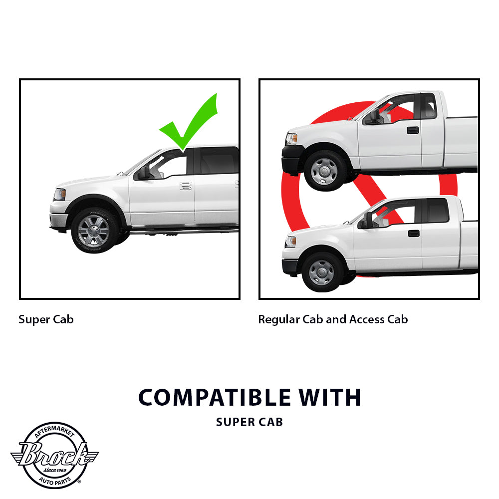 Window Regulator w/o Motor for 2004-2008 F-150 Extended Cab Front for 2004-2007 Lobo Set FO1350152