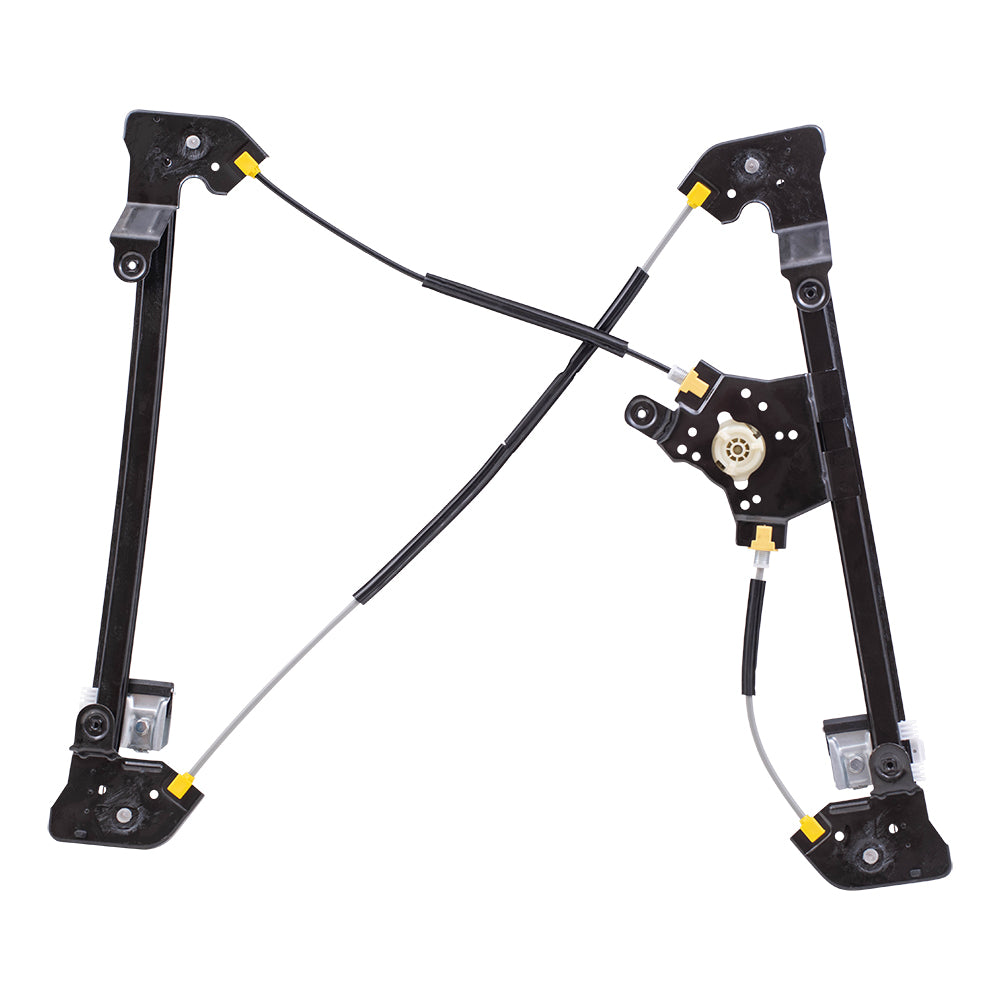 Brock Replacement Drivers Front Power Window Lift Regulator Compatible with 2004-2008 F150 SuperCab Pickup Truck 6L3Z1823201BA