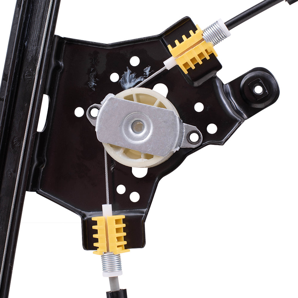 Brock Replacement Drivers Front Power Window Lift Regulator Compatible with 2004-2008 F150 SuperCab Pickup Truck 6L3Z1823201BA