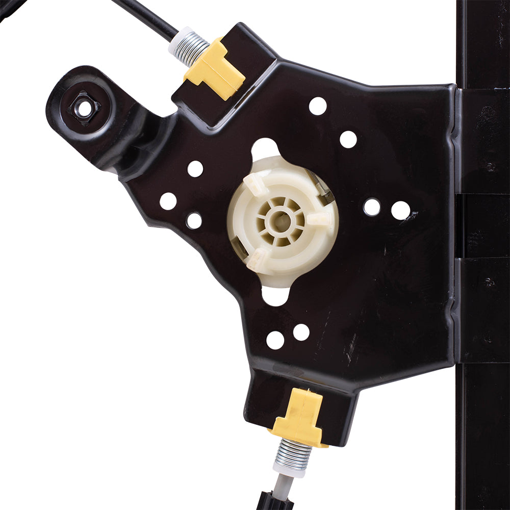 Brock Replacement Drivers Front Power Window Lift Regulator Compatible with 2004-2008 F150 SuperCab Pickup Truck 6L3Z1823201BA