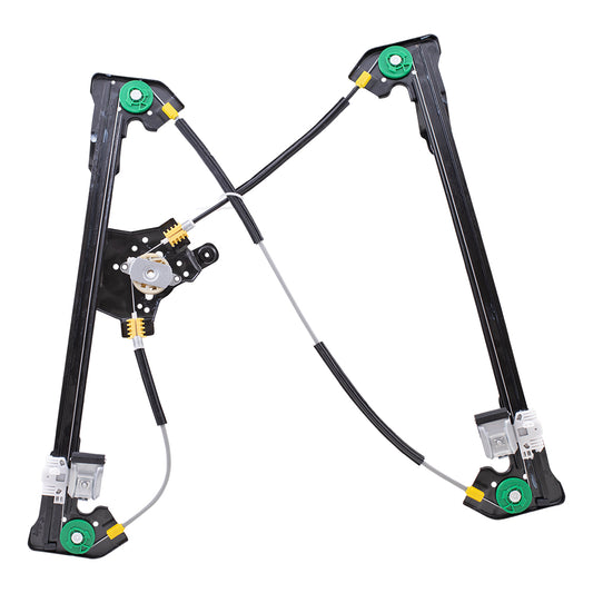 Brock Replacement Drivers Rear Power Window Regulator Compatible with 2004-2008 F150 Crew Cab 2006-2008 Mark LT Pickup Truck