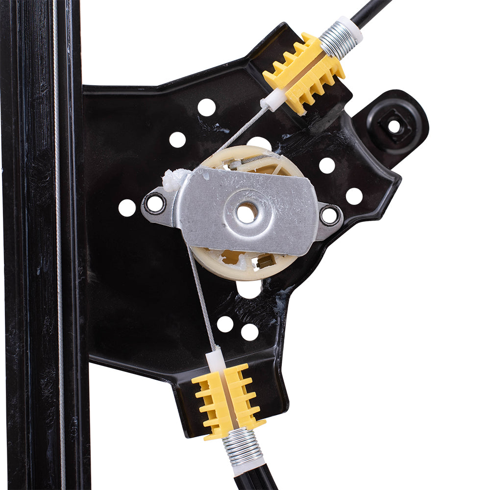 Brock Replacement Drivers Rear Power Window Regulator Compatible with 2004-2008 F150 Crew Cab 2006-2008 Mark LT Pickup Truck
