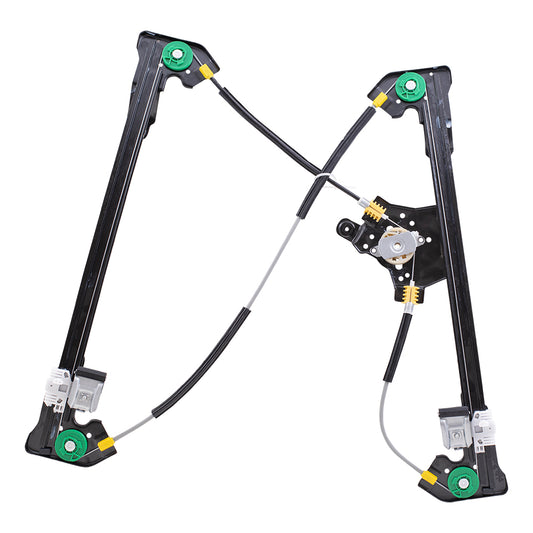 Brock Replacement Passengers Rear Power Window Regulator Compatible with 2004-2008 F150 Crew Cab 2006-2008 Mark LT Pickup Truck