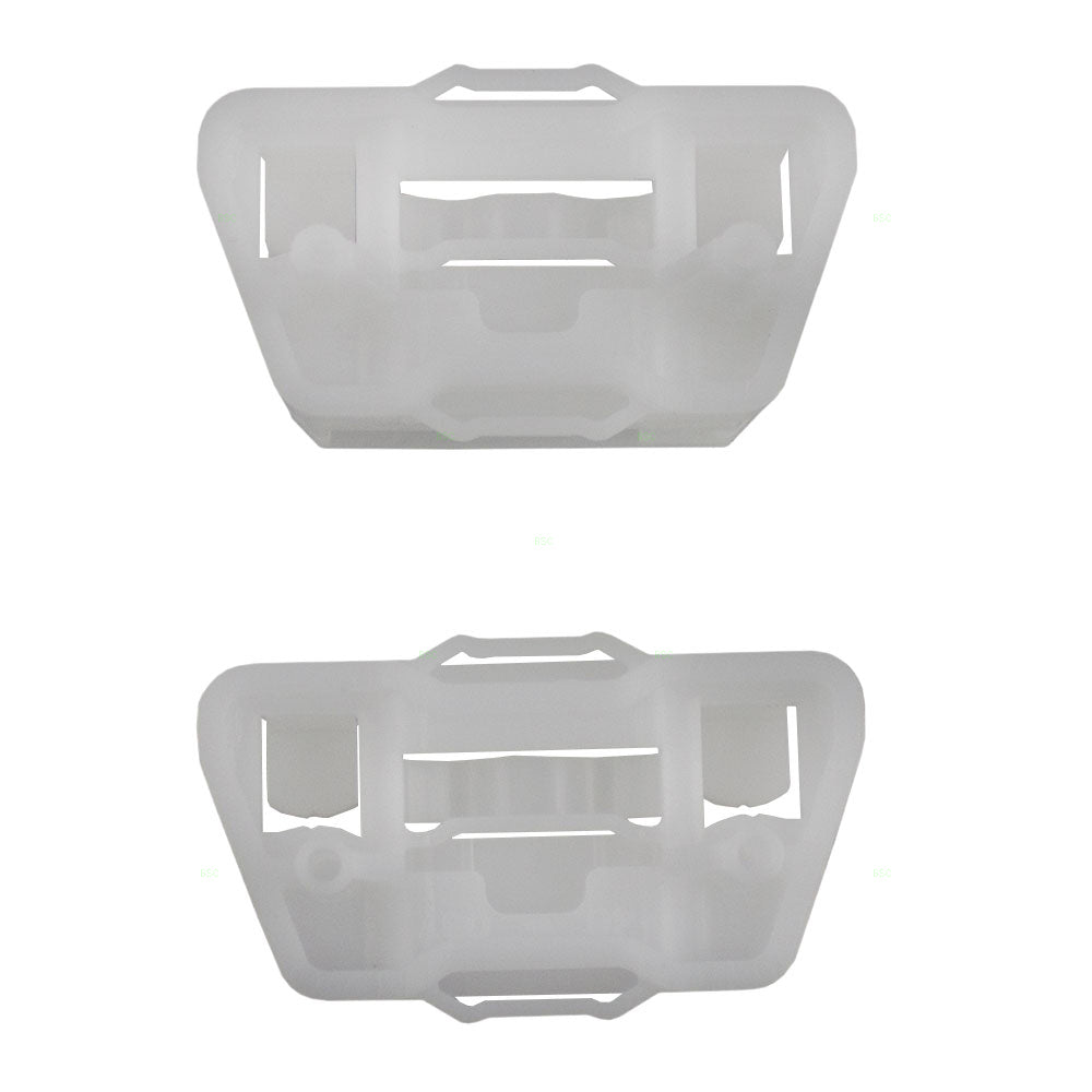 Brock Replacement Set of Drivers Front Power Window Lift Regulator Glass Guide Clip Compatible with 2000-2006 LS S Type 2000-2007 Focus
