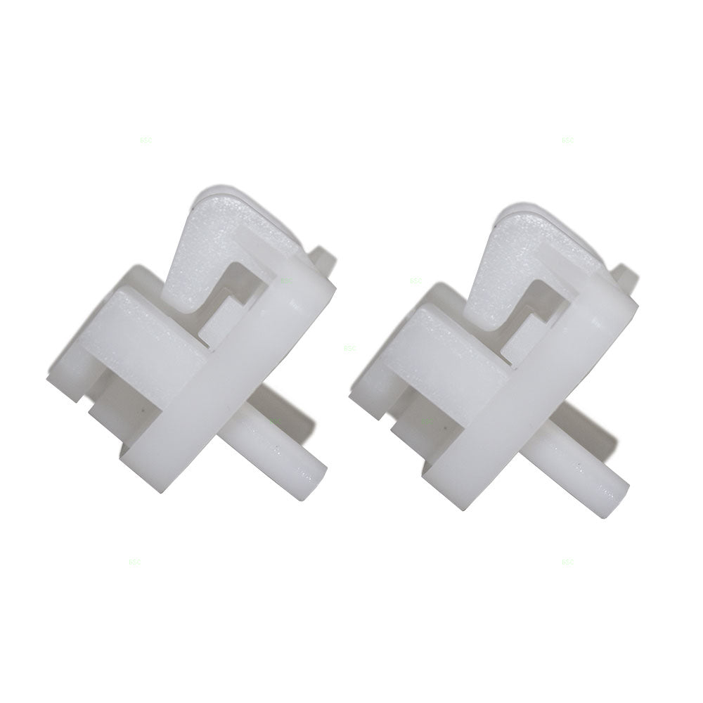 Brock Replacement Set of Drivers Front Power Window Lift Regulator Glass Guide Clip Compatible with 2000-2006 LS S Type 2000-2007 Focus