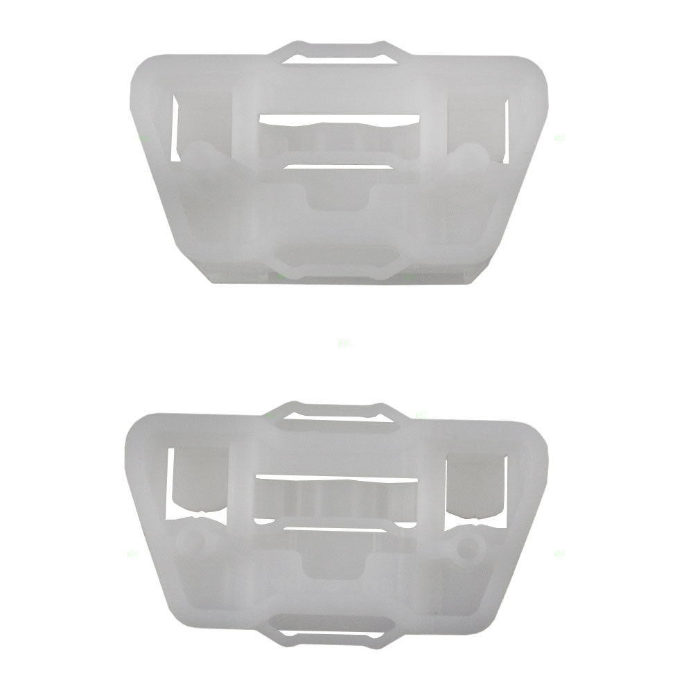 Brock Replacement Set of Passengers Front Power Window Lift Regulator Glass Guide Clips Compatible with 2000-2006 LS S Type 2000-2007 Focus