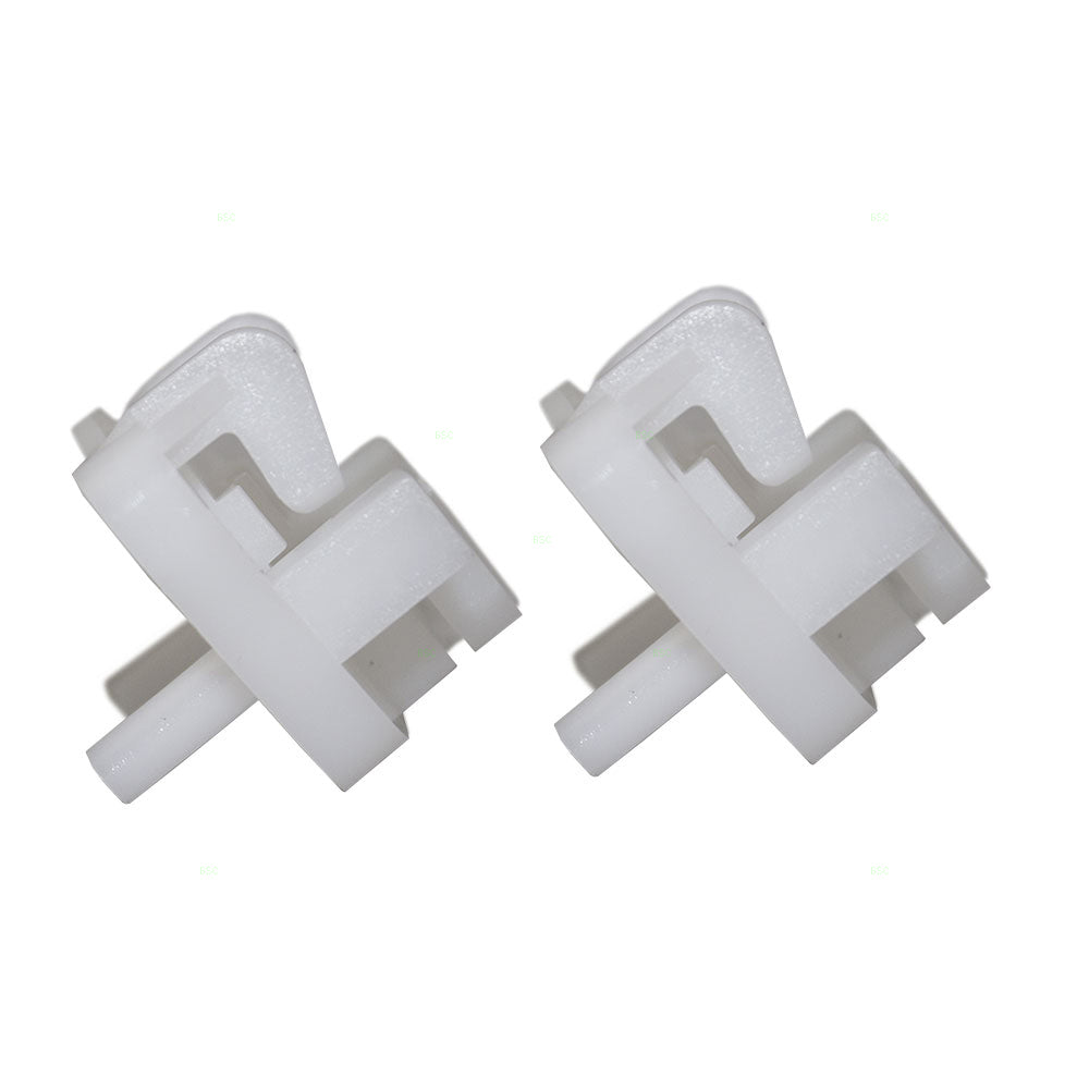 Brock Replacement Set of Passengers Front Power Window Lift Regulator Glass Guide Clips Compatible with 2000-2006 LS S Type 2000-2007 Focus