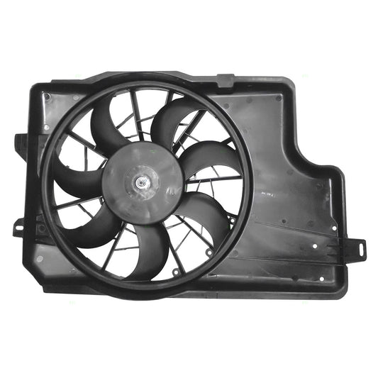 Brock Replacement Radiator Cooling Fan Assembly Compatible with 1994-1996 Mustang Base 3.8L F5ZZ8C607B