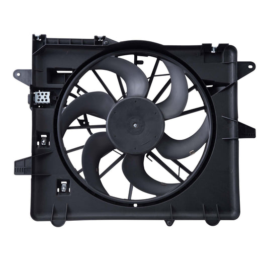 Brock Replacement Cooling Fan Motor Assembly Compatible with Mustang DR3Z 8C607 B