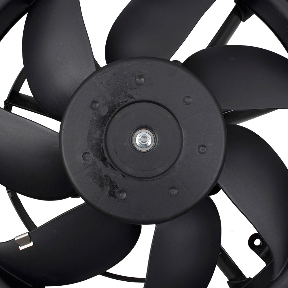 Brock Replacement Radiator Cooling Fan Assembly Compatible with 11-18 Fiesta 1.6L BE8Z8C607B BE8Z8C607A