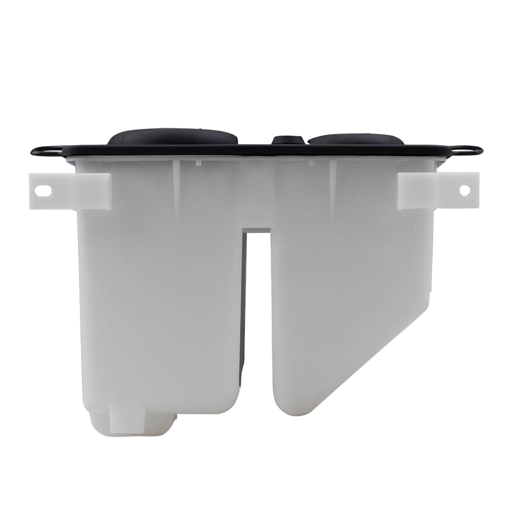 Brock Replacement Coolant Recovery Tank w/ Windshield Washer Reservoir Compatible with 87-97 F-Series Pickup